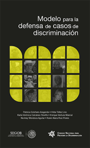 Portada: Modelo para la defensa de casos de discriminación