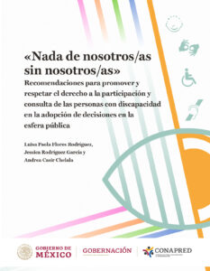 Portada: Nada de nosotros/as sin nosotros/as.